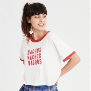 Nachos Graphic Retro American Eagle Tee
